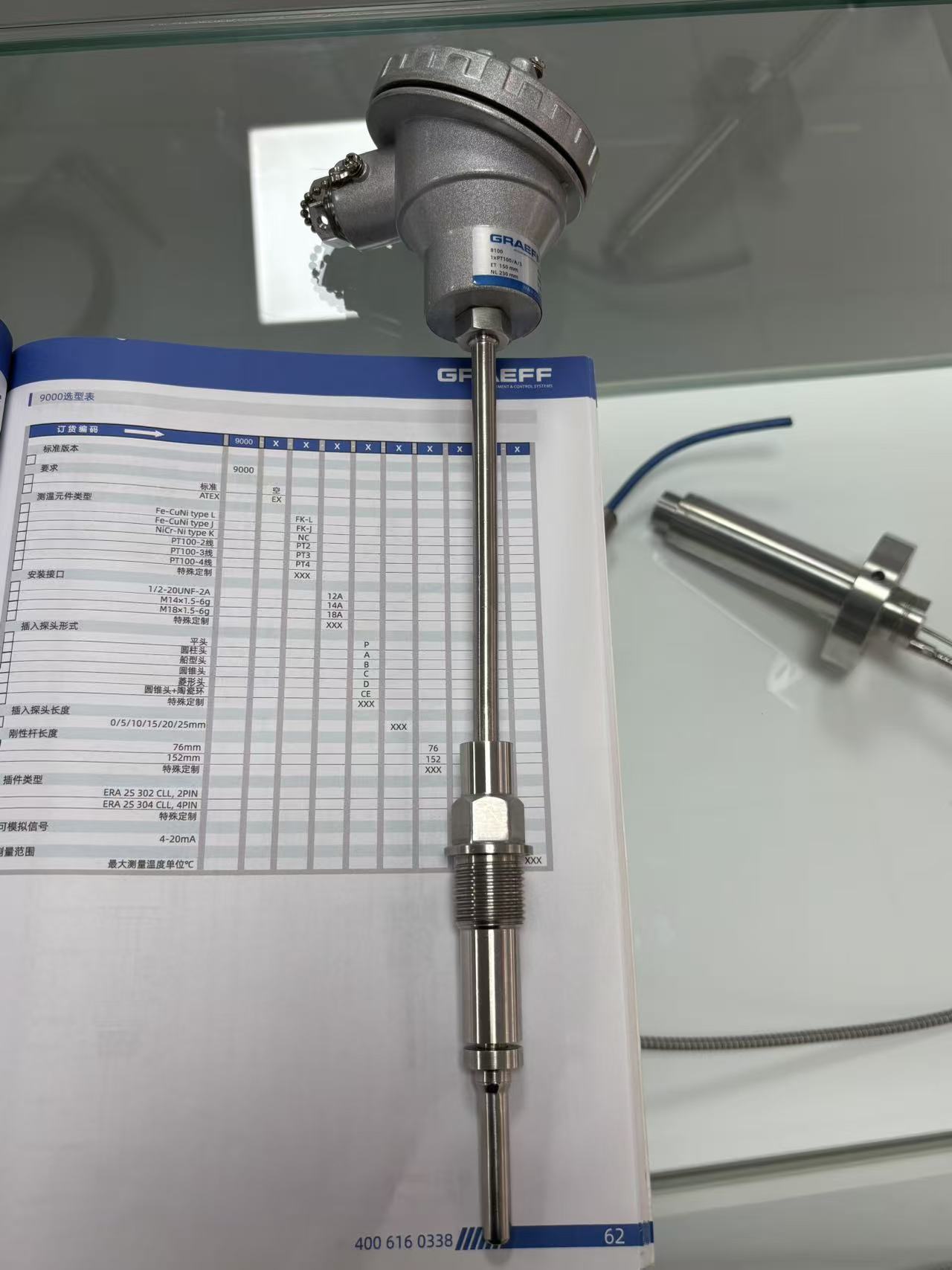 Can nhiệt GRAEFF GT8000/GT8100 – Nồi hơi, thực phẩm, K/J/PT100